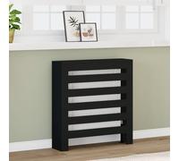 vidaXL Radiator Cover Black 78x20x82 cm Engineered Wood
