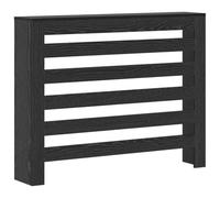 vidaXL Radiator Cover Black Oak 104 x 20 x 82 cm – Compact, Modern, Durable, Engineered Wood