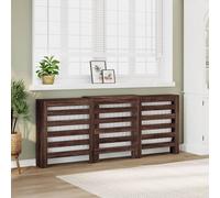 vidaXL Radiator Cover Brown Oak 205x21.5x83.5 cm Engineered Wood