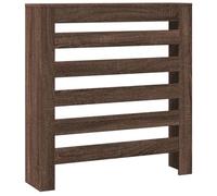 vidaXL Radiator Cover Brown Oak Engineered Wood