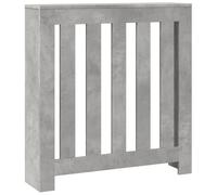 vidaXL Radiator Cover Concrete Grey 78x20x82 cm Engineered Wood