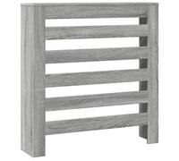 vidaXL Radiator Cover Grey Sonoma 78 x 20 x 82 cm Engineered Wood