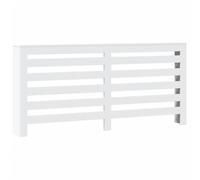 vidaXL Radiator Cover Heater Cover Slats Radiator Shelf White Engineered Wood