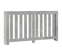 vidaXL Radiator Cover Heater Cover Slat Cabinet Concrete Grey Engineered Wood