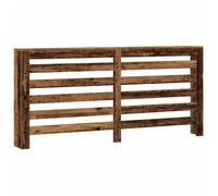 vidaXL Radiator Cover Shelf - Old Wood Finish, Engineered Wood, Modern Slatted Design, 175 x 20 x 82 cm
