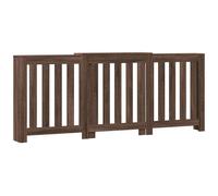 vidaXL Radiator Cover Brown Oak 205x21.5x83.5 cm Engineered Wood