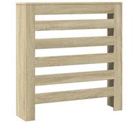 vidaXL Radiator Cover Sonoma Oak 78x20x82 cm Engineered Wood