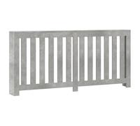 vidaXL Radiator Cover Concrete Grey 175x20x82 cm Engineered Wood