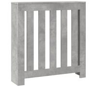 vidaXL Radiator Cover Concrete Grey 78x20x82 cm Engineered Wood
