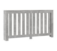 vidaXL Radiator cover Wood Color Concrete grey 149x20x82cm, Radiator cap, High radiator cover, Radiator valve cover