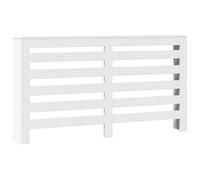 vidaXL Radiator Cover Heater Cover Slats Radiator Shelf White Engineered Wood
