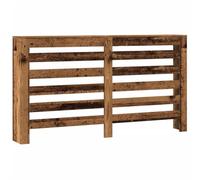 vidaXL Radiator Cover Heater Shelf - Old Wood Engineered - Modern Slatted Design - 149x20x82 cm