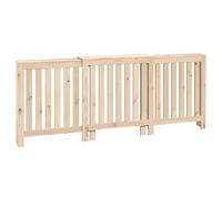 vidaXL Radiator Cover in Brown, Modern Slat Design, Additional Shelf Space with Solid Wood Pine Construction - 210x21x85 cm