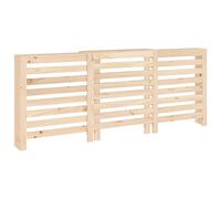 vidaXL Radiator Cover in Solid Pine Wood, Modern Slat Design, Functional Shelf Space, Easy Assembly, Measures 210x21x85 cm