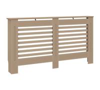 vidaXL Radiator Cover MDF Wood Grill Cabinet Heater Cover Shelf Heating Unit