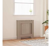 vidaXL Radiator Cover Natural 78 x 19 x 81.5cm Engineered Wood