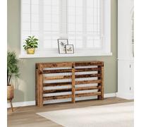 vidaXL Radiator Cover Old Wood 149x20x82 cm Engineered Wood