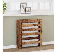 vidaXL Radiator Cover Old Wood 78x20x82 cm Engineered Wood