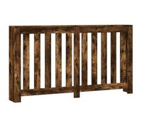 vidaXL Radiator Cover Heater Shelf – Smoked Oak Engineered Wood, 149×20×82 cm, Modern Slatted Design
