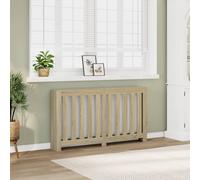 vidaXL Radiator Cover Sonoma Oak 149x20x82 cm Engineered Wood