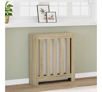 vidaXL Radiator Cover Sonoma Oak 78x20x82 cm Engineered Wood