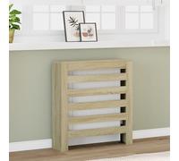 vidaXL Radiator Cover Sonoma Oak 78x20x82 cm Engineered Wood