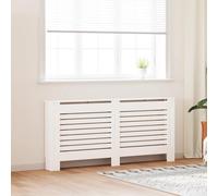 vidaXL Radiator Cover MDF with Matte Finish White Heat Cover Cabinet Decor