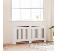 vidaXL Radiator Cover White MDF 172 cm