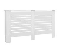 vidaXL Radiator Cover White MDF Heater Heating Radiator Wall Shelf Cabinet