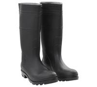 Rian Boots Waterproof Wellies Wellingtons Boots Garden Shoes Black PVC vidaXL