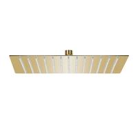 vidaXL Rain Shower Head Stainless Steel 30x30 cm Square Gold Rainfall Overhead