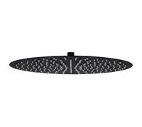 Vidaxl Rain Shower Head Stainless Steel 40 Cm Round Black
