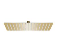 vidaXL Rain Shower Head Stainless Steel 40x30 cm Rectangular Gold Shower Part