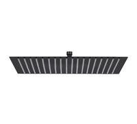 vidaXL Rain Shower Head Stainless Steel 50x50 cm Square Black Shower Part