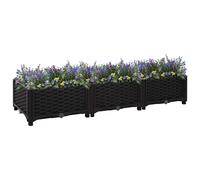 vidaXL Raised Bed Polypropylene Garden Planter Flower Box Pot Planting Bed