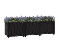 vidaXL Raised Bed Polypropylene Garden Planter Flower Box Pot Planting Bed