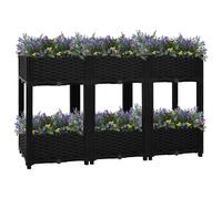 vidaXL Raised Bed 120x40x71 cm Polypropylene 03 UK HOT