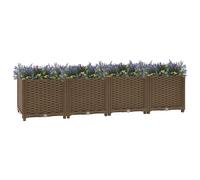 vidaXL Raised Bed Polypropylene Garden Planter Flower Box Pot Planting Bed