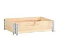 vidaXL Raised Bed 60x80 cm Solid Pine Wood (310048)