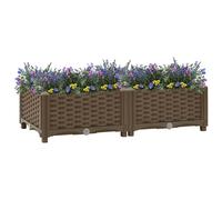 vidaXL Raised Bed 80x40x23 cm Polypropylene