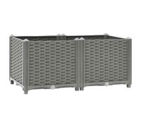 vidaXL Raised Bed 80x40x38 cm Polypropylene 04 UK HOT