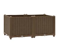 vidaXL Raised Bed Polypropylene Garden Planter Flower Box Pot Planting Bed