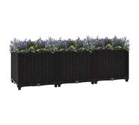 vidaXL Raised Bed Polypropylene Garden Planter Flower Box Pot Planting Bed