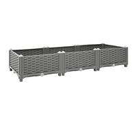 vidaXL Raised Bed 120x40x23 cm Polypropylene UK NEW