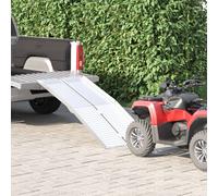 vidaXL Ramp for Wheelchair 270 kg Silver 270 kg Aluminium