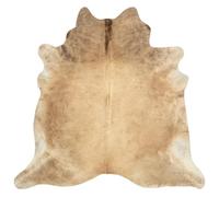 vidaXL Real Cow Hide Rug Home Interior Decor Living Room Bedroom Kitchen Dining Room Area Real Cowhide Cow Skin Carpet Beige 150x170cm