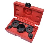 vidaXL Rear Axle Bushing Tool Set for Ford FIESTA IV & KA - Durable Carbon Steel Construction, Compact and Portable with Case Included