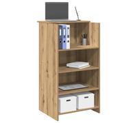 vidaXL Reception Desk Artisan Oak 55x50x103.5 cm Engineered Wood