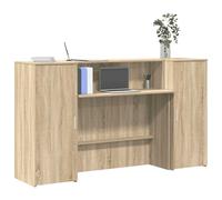 vidaXL Reception Desk Sonoma Oak 180x50x103.5 cm Engineered Wood