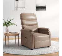 vidaXL Recliner Chair Cappuccino Faux Leather